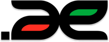 .AE Domain official logo – UAE country code top-level domain managed by TDRA