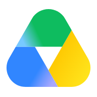 Google Drive logo — triangle made of blue, green, and yellow segments.